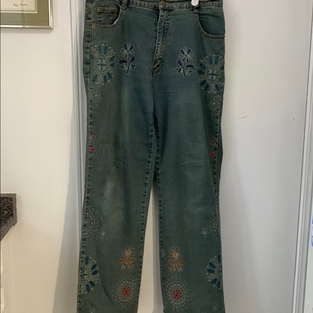 Additional Elle Embroidered Jeans